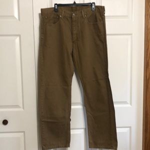 Levi’s 505 Khaki/Brown Jeans.